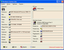 Runtime's System Info
